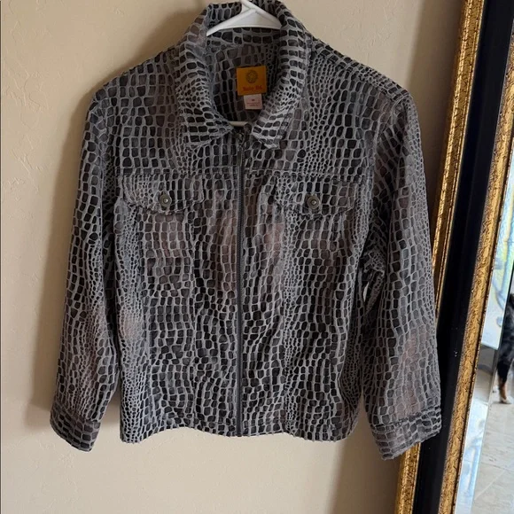 Ruby Rd. Zip Front Jacket - Picture 2 of 5